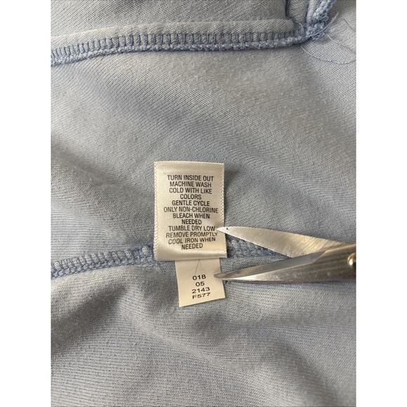 Baby Blue Velour Y2K Style Zip Hoodie Softcore Juicy Style Tracksuit Top Lg - Picture 8 of 13